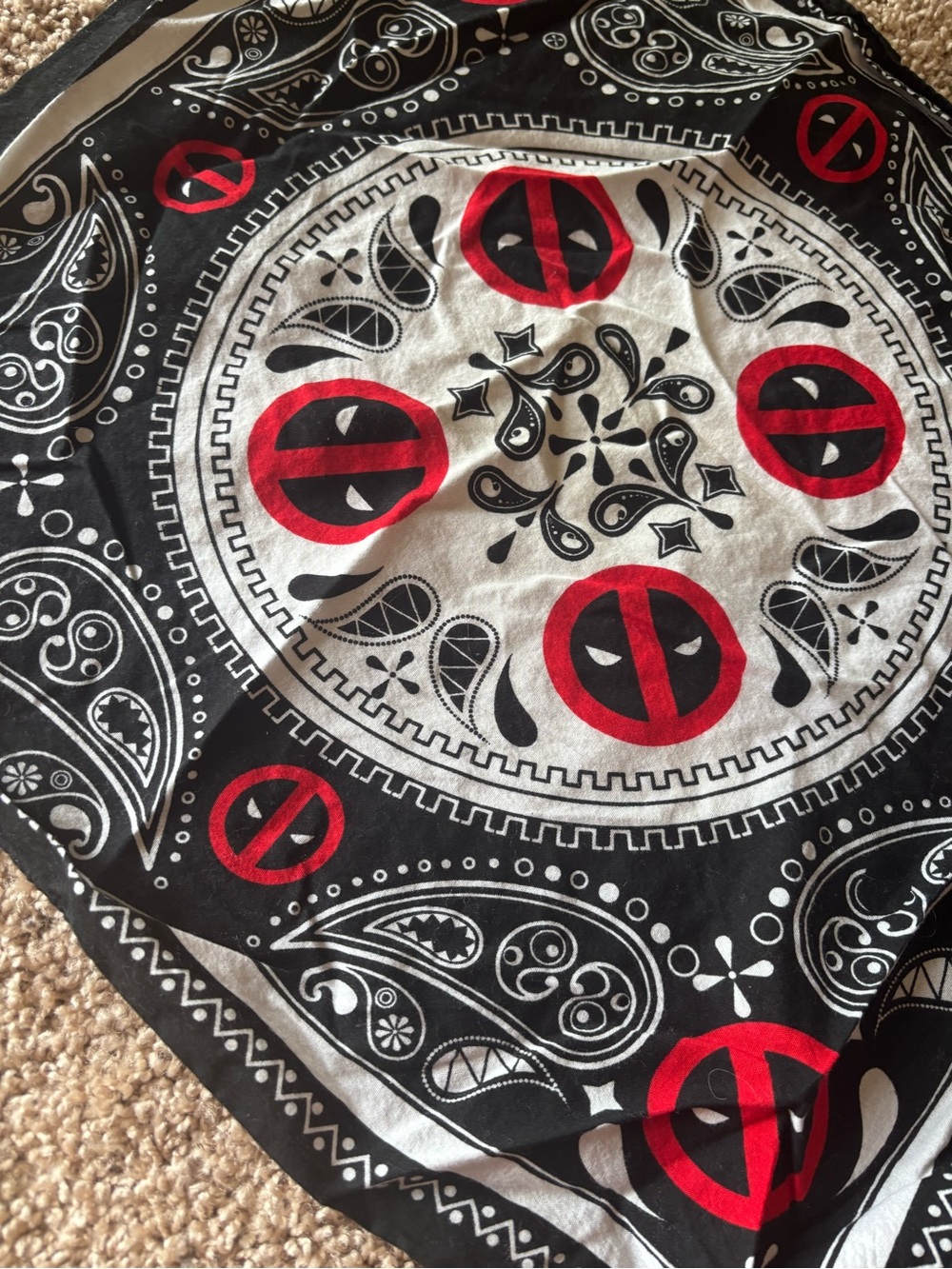 Marvel Deadpool Bandana 100% Cotton